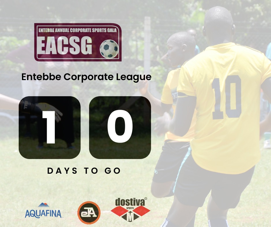 Only 10 days until we renew our friendships, rivalries, passion and challenges. We can't wait to see you soon!!!💃💃💃💃💃

22nd October 2023
📍Works Ground Namate, Entebbe
#ECL23 #EntebbeCorporateLeague