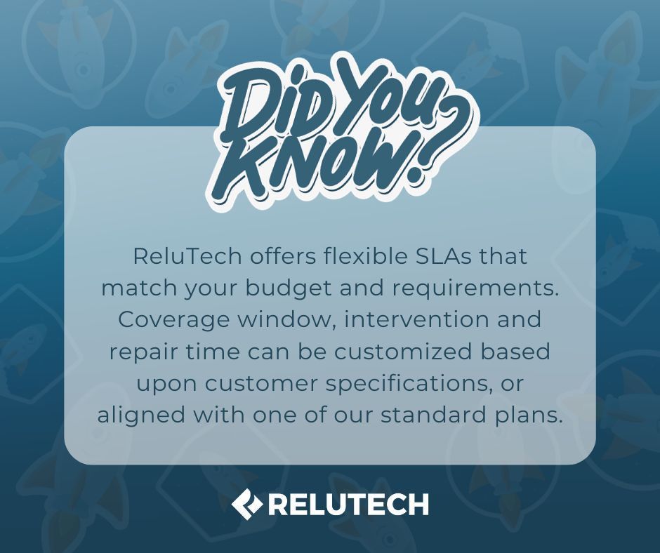 ReluTech's tweet image. Tailored SLAs, Your Way! 🛠️ ReluTech customizes coverage, intervention, and repair to fit your unique needs and budget. Your tech support, your terms. #ReluTech #Customizable