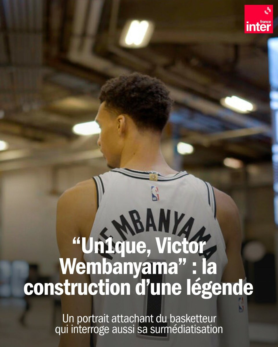 franceinter's tweet image. On a vu le documentaire "Un1que, Victor Wembanyama" et c'est une réussite ➡️ l.franceinter.fr/GQo

@roqueeva #Captureecran