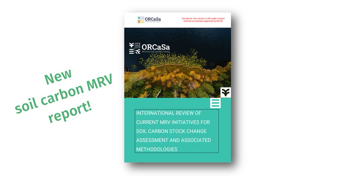 ISRICorg's tweet photo. New report: International Review of Current MRV Initiatives for Soil Carbon Stock Change Assessment and Associated Methodologies  

Read more and access this @IRC_ORCaSa report here: https://t.co/2dxj3Ak8Yw  #SOC #soilcarbon #MRV https://t.co/dwF0PKe4QS