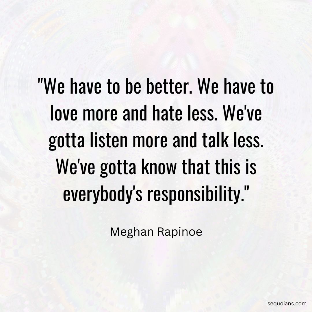 TheSequoians's tweet photo. We must lead by example &amp; be part of the solution. It begins with us: loving more, listening more, and talking less. #makechangetogether 💞 #Naturism https://t.co/eJyL44fwYK https://t.co/o8hApU2kvW