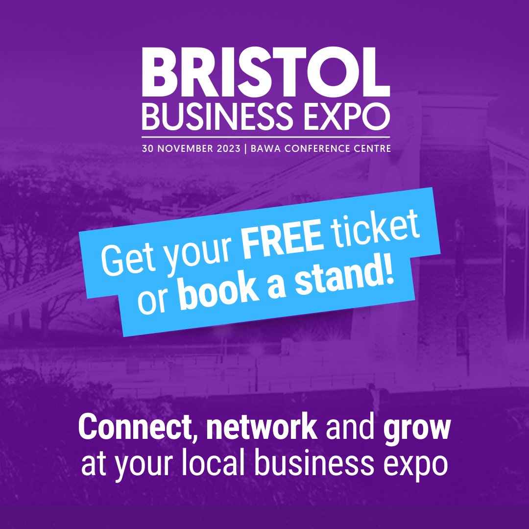 ExpoBristol's tweet photo. Attend the #Bristol Business Expo and we guarantee you'll walk away with new ideas, inspiration and knowledge for you to take back and implement in to your business! https://t.co/oXIOZezBnn #BristolExpo https://t.co/YrVSXAFKkm