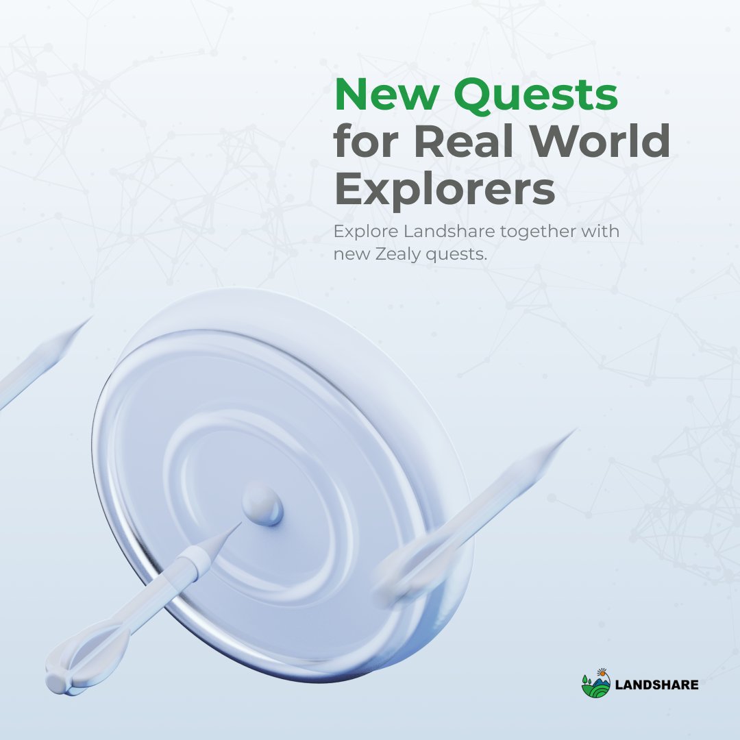 Landshareio's tweet photo. Meet the new #Zealy New Quests π―
We've added new quests as part of the #RealWorldExplorer program, by completing which you can earn +1200 XP and climb to the top of the leaderboard.
π Join now: https://t.co/HyAfF0jeVa
β¬οΈ LIST OF QUESTS:
β’ Subscribe to our YouTube channel;
β’ Visit the Landshare website;
β’ Check out our Whitepaper;
β’ Register on #Landshare Dashboard;
β’ Complete identity verification;
β’ Add liquidity in $LAND β $BNB LP Staking;
#RWA #Tokenization #DeFi #RealEstate #Blockchain
