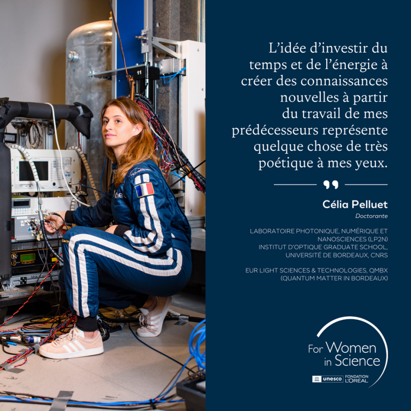 Université de Bordeaux (@univbordeaux) on Twitter photo 👏Bravo à Célia Pelluet, doctorante en photonique <a href="/univbordeaux/">Université de Bordeaux</a>, au laboratoire <a href="/LP2N_lab/">Laboratoire Photonique Numérique et Nanosciences</a> <a href="/CNRSAquitaine/">CNRS Aquitaine</a> <a href="/InstitutOptique/">Institut d'Optique</a>, lauréate Jeune Talent du prix L'Oréal-UNESCO pour les femmes et la science 2023
<a href="/4womeninscience/">For Women in Science</a>
<a href="/FondationLOreal/">Fondation L'Oréal</a>
<a href="/UNESCO/">UNESCO 🏛️ #Education #Sciences #Culture 🇺🇳</a>
u-bordeaux.fr/actualites/cel… 👏Bravo à Célia Pelluet, doctorante en photonique <a href="/univbordeaux/">Université de Bordeaux</a>, au laboratoire <a href="/LP2N_lab/">Laboratoire Photonique Numérique et Nanosciences</a> <a href="/CNRSAquitaine/">CNRS Aquitaine</a> <a href="/InstitutOptique/">Institut d'Optique</a>, lauréate Jeune Talent du prix L'Oréal-UNESCO pour les femmes et la science 2023
<a href="/4womeninscience/">For Women in Science</a>
<a href="/FondationLOreal/">Fondation L'Oréal</a>
<a href="/UNESCO/">UNESCO 🏛️ #Education #Sciences #Culture 🇺🇳</a>
u-bordeaux.fr/actualites/cel…