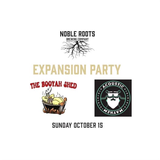 KayBevDist's tweet photo. Noble Roots Brewing Company is throwing an Expansion Party this Sunday!🎊 It will be held at their new facility in New Franken. There will be Booyah, Live Music, and most importantly, COLD BEER🍻 Stop by anytime between 12 and 6 pm! Check out their Facebook for more. https://t.co/biCS82HeRU