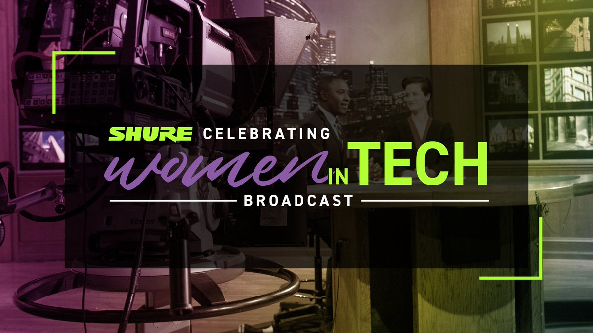 Shure is back with another webinar in the "Celebrating Women In Tech" series! We're excited to invite you to Celebrating Women in Tech – Broadcast, a global panel discussion hosted by Shure President and CEO Chris Schyvinck. Register now: shu.re/48RRsmo #AVtweeps #ProAV