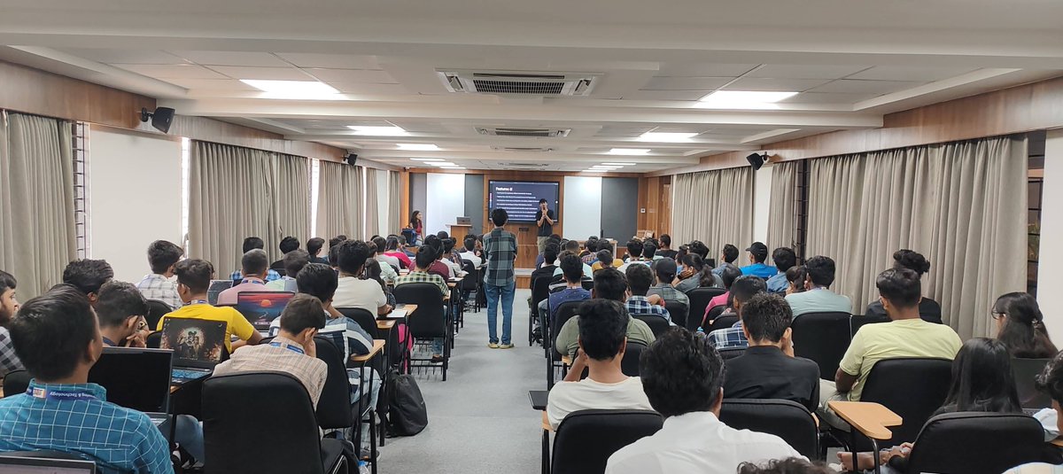 AbhinnVyas's tweet photo. 🚀 Just wrapped up a mind-blowing Web3 workshop by the brilliant team at @gdsc_pu!

From a beginner's guide to Web3 to diving deep into the practical aspects, this session had it all. Hosted by a pro @MehtaRaaghav who made it all so interactive and engaging. 👏

Keep Reading...💡 https://t.co/QAJ1dLCH0q