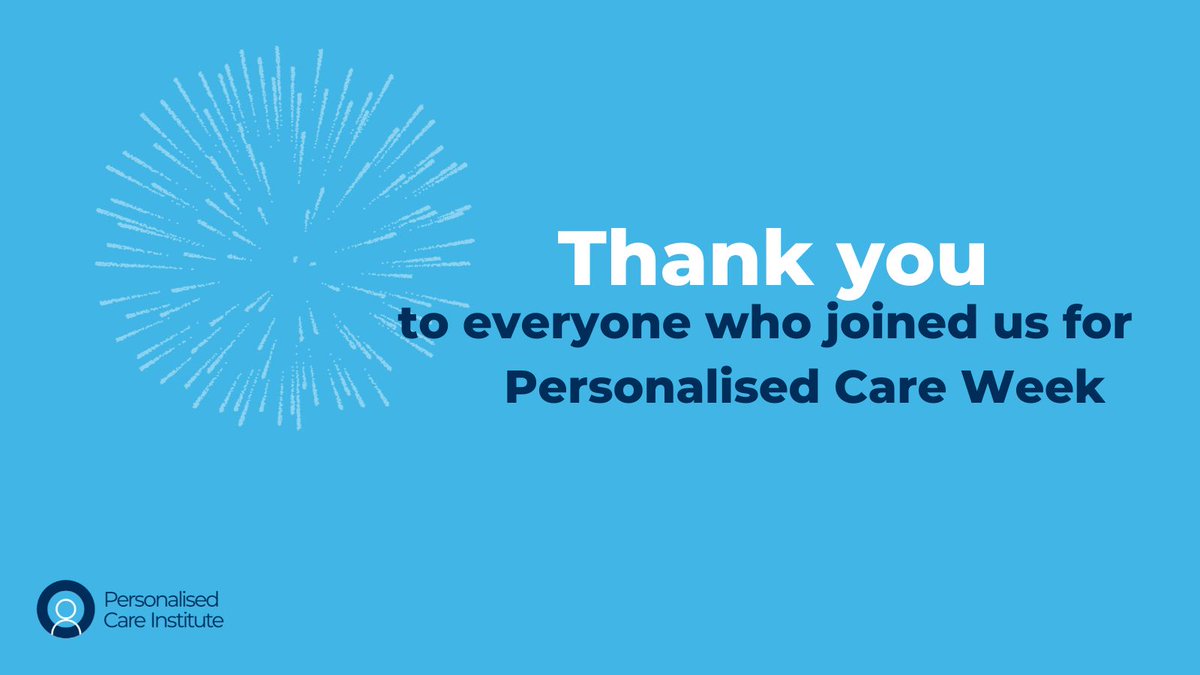 Personalised Care Institute (@pers_care_inst) on Twitter photo Thanks to everyone who joined us for #PERSCAREWEEK23.
Didn't get a chance to join us? We will soon be adding the week’s webinars to our learning page, so keep a lookout. 👀
In the meantime, why not explore our current webinars for free at: personalisedcareinstitute.org.uk/elementor-1986/ Thanks to everyone who joined us for #PERSCAREWEEK23.
Didn't get a chance to join us? We will soon be adding the week’s webinars to our learning page, so keep a lookout. 👀
In the meantime, why not explore our current webinars for free at: personalisedcareinstitute.org.uk/elementor-1986/