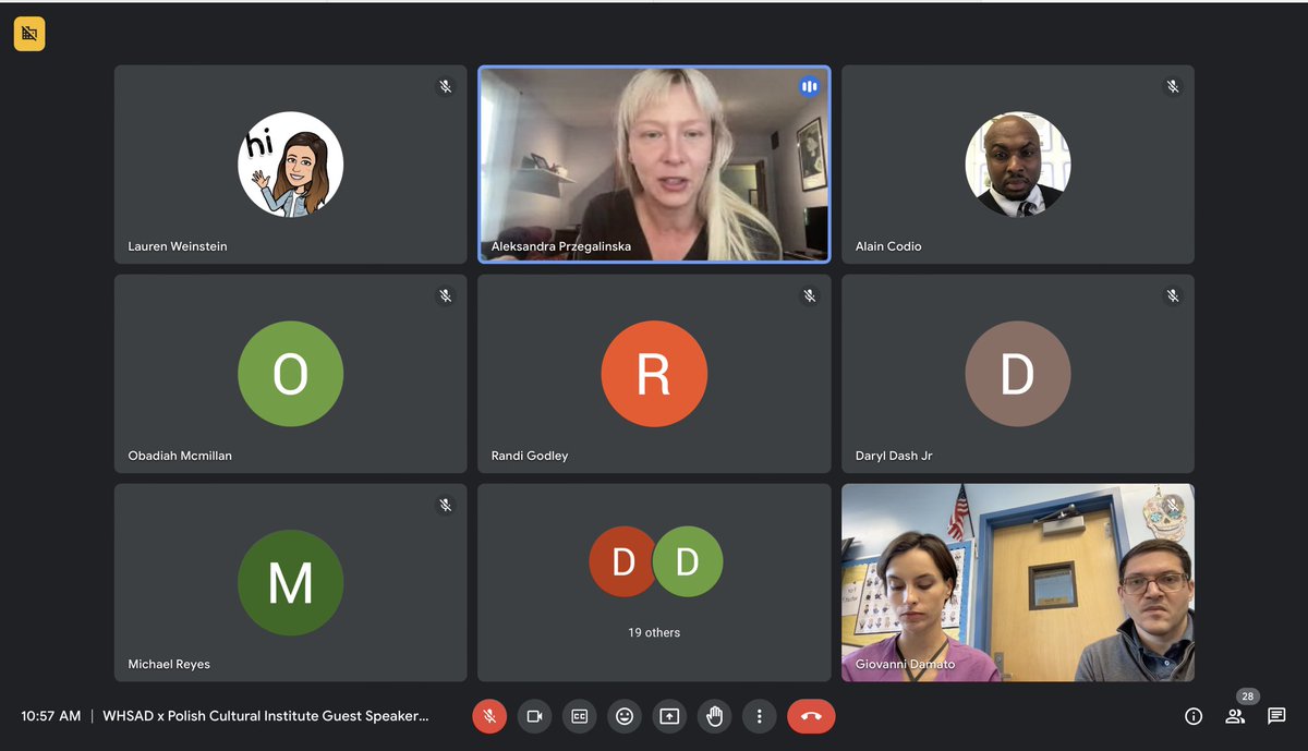 As part of the 550th Anniversary of the birth of Copernicus, the <a href="/PolishInstNY/">Polish Cultural Institute New York</a> has launched the Dare to be Copernicus project. Today our school welcomed #AI Researcher A. Przegalinska <a href="/Przegaa/">Aʟᴇᴋꜱᴀɴᴅʀᴀ ᴘʀᴢᴇɢᴀʟɪɴꜱᴋᴀ</a> , Professor at <a href="/KozminskiUni/">Kozminski University</a> and Senior Researcher at <a href="/Harvard/">Harvard University</a>. <a href="/BKNHSSuptRoss/">Janice Ross</a>