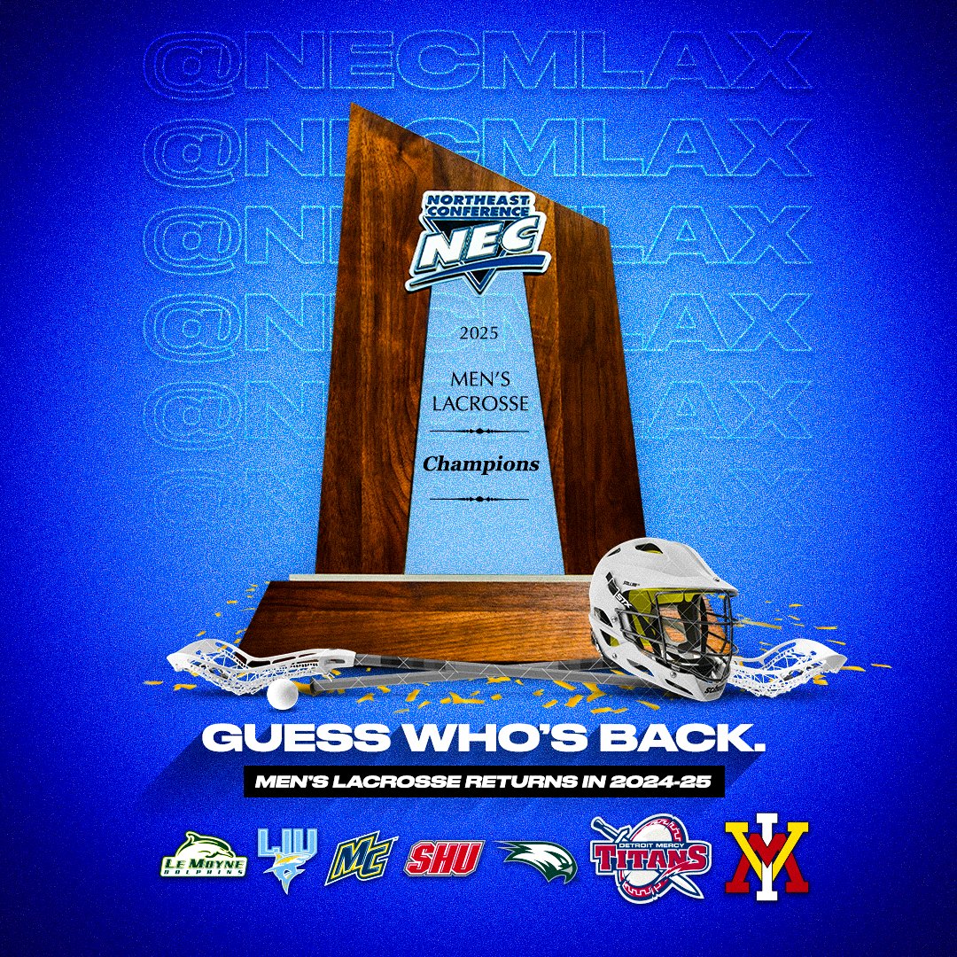 Men's Lacrosse To Join <a href="/NECsports/">NEC</a> In 2025 #DetroitsCollegeTeam ⚔️🥍

🔗 bit.ly/3QbUn27