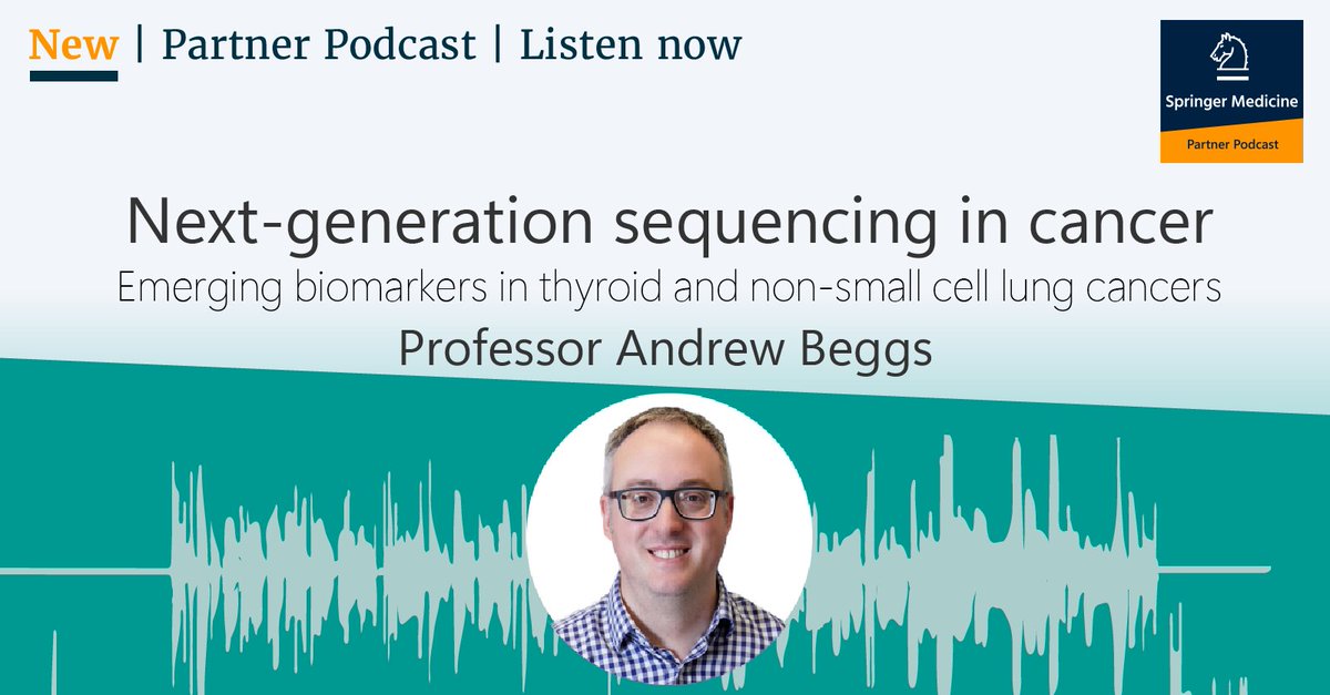 Springer Medicine (@springer_med) on Twitter photo <a href="/adbeggs/">Andrew Beggs</a> (<a href="/IcgsUob/">Cancer and Genomic Sciences</a>) discusses best practice in the use of next-generational sequencing within thyroid and non-small cell lung cancers
Listen to the full episode👉bit.ly/48Ry09y
#lcsm #MedTwitter <a href="/adbeggs/">Andrew Beggs</a> (<a href="/IcgsUob/">Cancer and Genomic Sciences</a>) discusses best practice in the use of next-generational sequencing within thyroid and non-small cell lung cancers
Listen to the full episode👉bit.ly/48Ry09y
#lcsm #MedTwitter