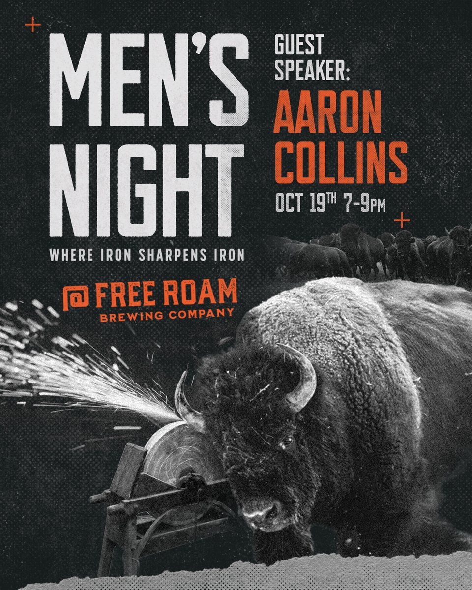 FreeRoamBrewing's tweet photo. Join us at the beer garden for Men's Night on October 19th from 7pm-9pm where Aaron Collins, the Licensed Realtor at Collins Real Estate Team and KW Boerne, will share his incredible journey. It's not just about real estate; it's a story of determination, resilience, and success. https://t.co/UfpHkwkDGC