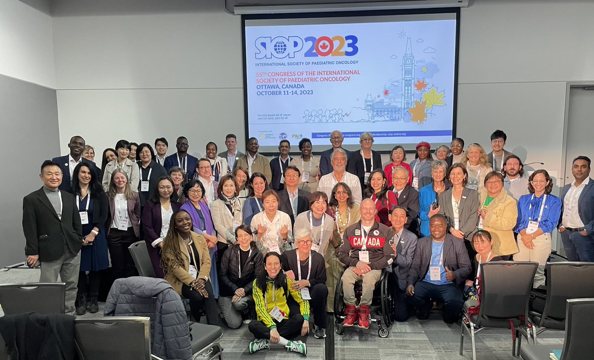 Que orgullo ser parte de esta comunidad global. 
Compartimos desafíos, sueños y proyectos! 🎗️

<a href="/IntChildCancer/">Childhood Cancer International</a> 
#SIOP2023
#ChildhoodCancer