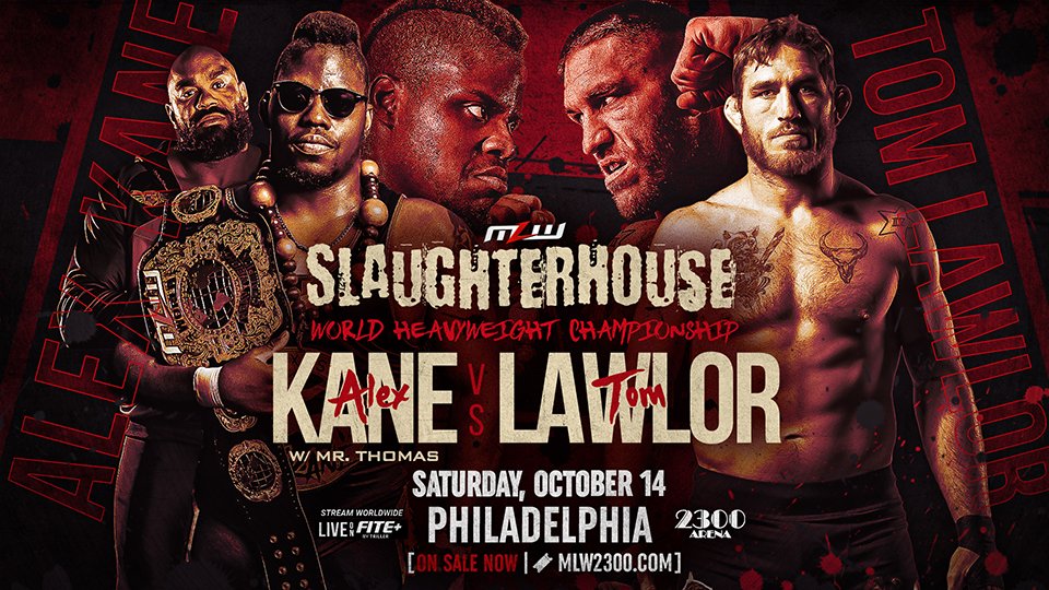 🚨BREAKING NEWS🚨 Tom Lawlor returns to MLW, challenges Alex Kane for World Title THIS Saturday in Philly at #MLWSH Davey Boy Smith Jr. placed on injured reserved list. Info: mlw.com/2023/10/12/tom… Tix: MLW2300.com