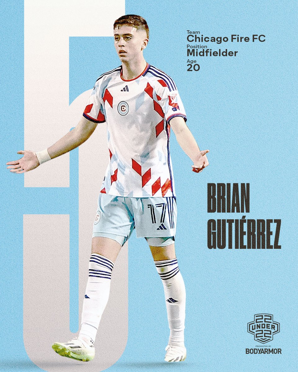 MLS's tweet photo. @InterMiamiCF @AidanZMorris @ColumbusCrew @NERevolution No. 5 // #22U22

@bguti1101 is a homegrown baller. 🔥 https://t.co/kjtVcswfjt