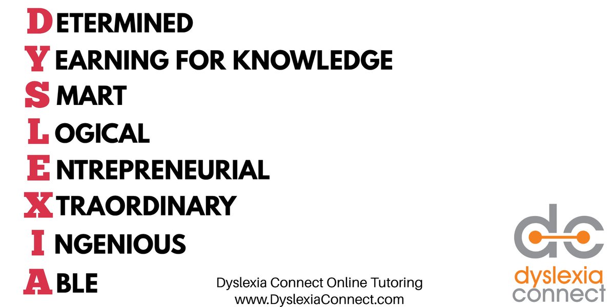 ConnectDyslexia's tweet photo. What does DYSLEXIA stand for? A great reminder about the many strengths that students and adults with dyslexia may possess! https://t.co/IEul2iUeSg #dyslexia #DyslexiaAwarenessMonth #adhd #dysgraphia https://t.co/8bxvtU2V3Z