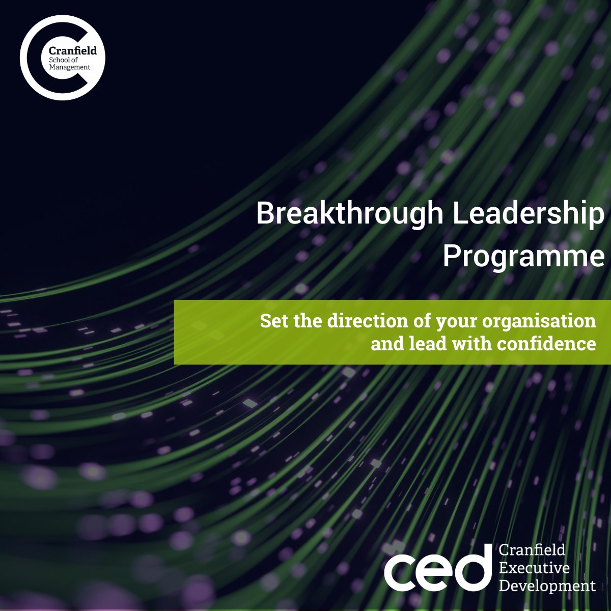 What is your leadership style? 
Our Breakthrough Leadership Programme is designed to enhance your leadership skills.
For more information visit &gt;&gt; cranfield.ac.uk/som/open-execu…

#Cranfield #ExecutiveDevelopment #Education #BreakthroughLeadership