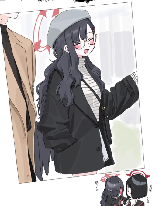そしてこれは絵茶で描いた私服イチカ