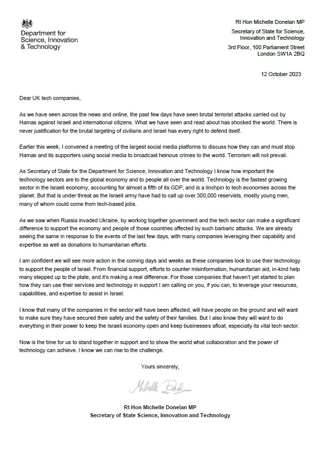 Rt Hon Michelle Donelan tweet media