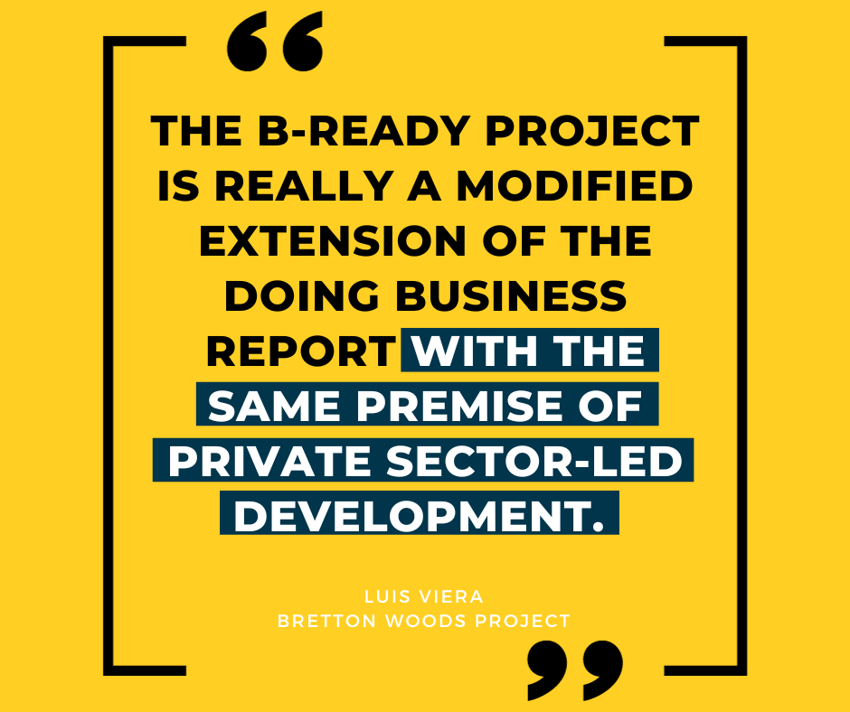 eurodad's tweet image. Luiz Viera @brettonwoodspr summed it up &quot;The B-Ready project is a modified extension of the Doing Business report with the same premise of private sector-led development. We are not anti-private sector or naive...The question is addressing the balance of power&quot; #DoingBiz #AMCSO23