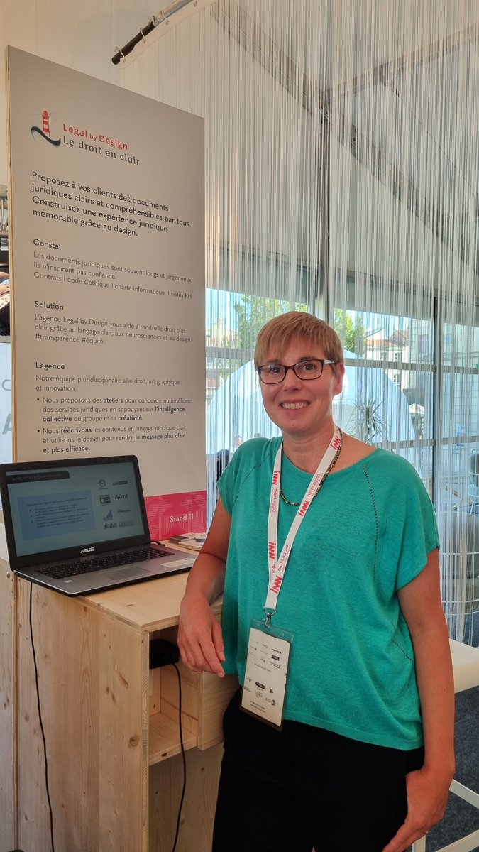 MariA_Fages's tweet image. @legalbydesign au salon de l’innovation et de l’insurtech à Niort.
Quelle chance d’avoir pu participer au #salonINNN dans la catégorie startup.
Des rencontres avec des visiteurs et des exposants intrigués ou déjà conquis par le #legaldesign.
#frenchAssurtech #insurtech #assurance