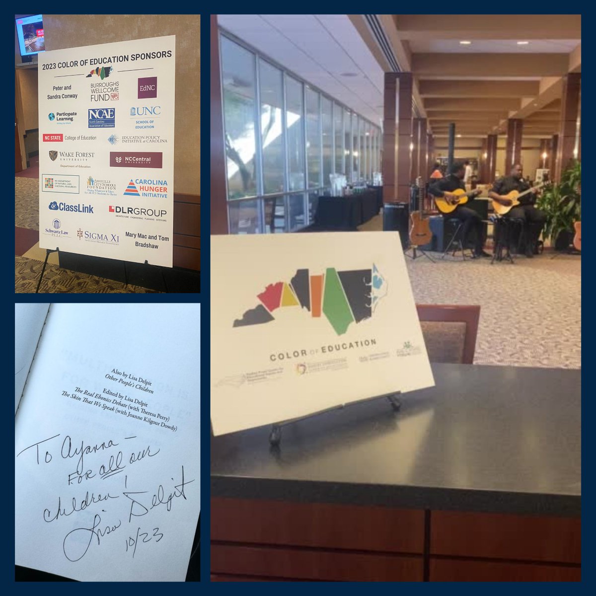 dreamuncdps's tweet photo. Uniting Minds for Impact! 📚👩‍🎓  This past Saturday, DREAM attended and presented at the Color of Education Summit at the Dudley Flood Center for Educational Equity and Opportunity. 

#colorofeducation #dream https://t.co/yJrzX20G9O