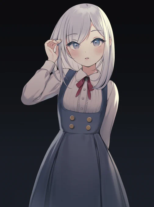 クール系白髪女の子(サークル:Arche-Type) 