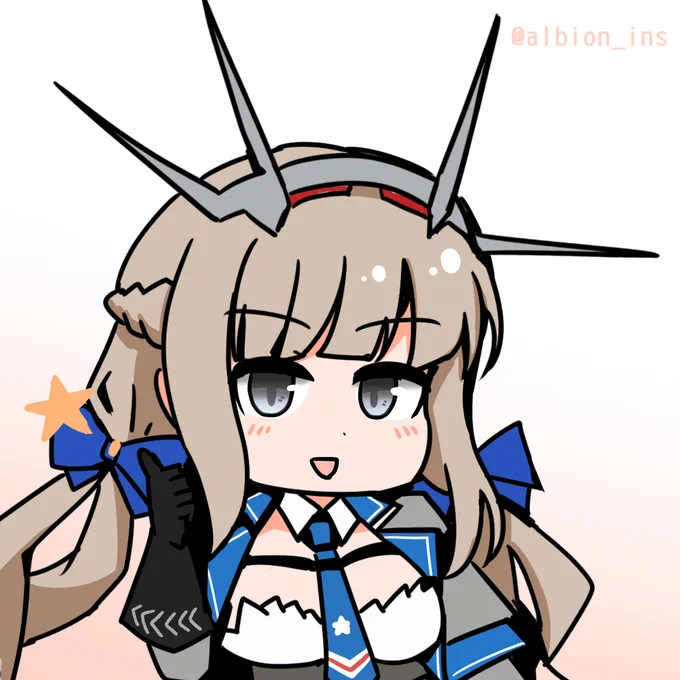 メリーランド_アイコン風です! 1h20m  #艦これ版深夜の真剣お絵描き60分一本勝負 #艦これ版真剣お絵描き60分一本勝負_20231012