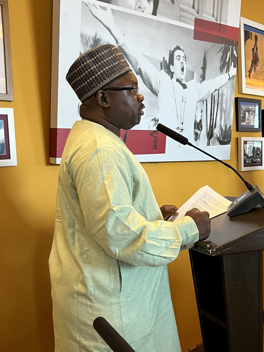 SofieHF's tweet photo. Very interesting workshop with some of the 180 ‘Brigadiers’ working to prevent, detect and investigate wildlife crime in Guinea as well as police and members of the Judiciary. Opened by Mr Samoura, Secretary-general of the Ministry of the Environment and Sustainable Development. https://t.co/ecvw0R0tUw