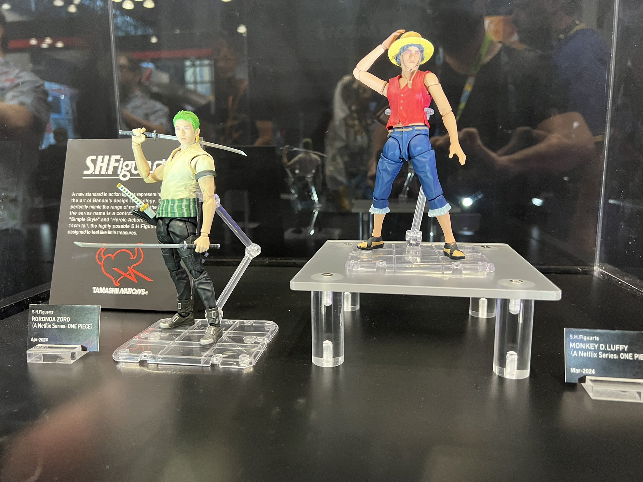 See the One Piece Live-Action Luffy and Zoro SH Figuarts Figures