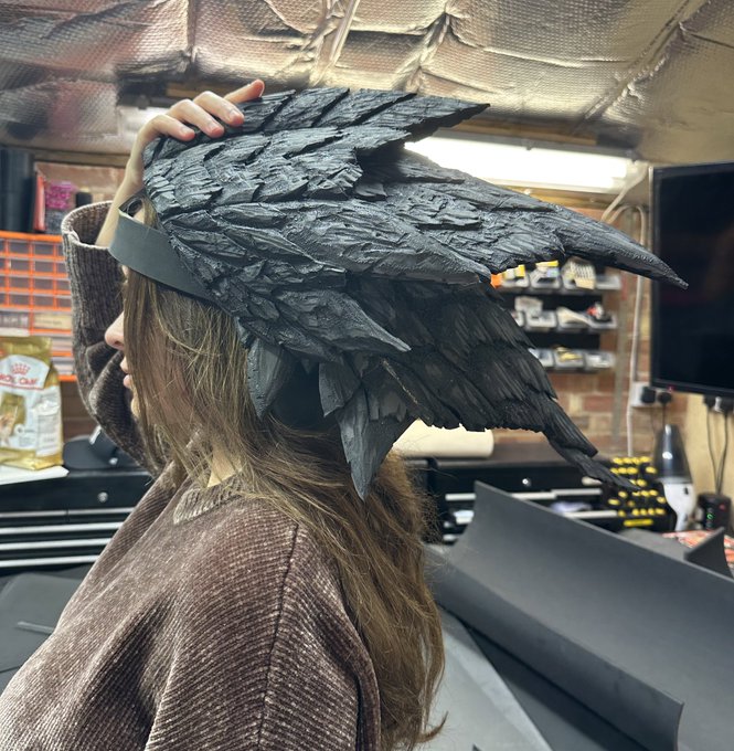 The helmet is slowly getting there, my anemia is hitting me hard so slowed down a bit 😞 https://t.co<a href="/tag/netflix"class="tags"><span>#netflix</span></a><a href="/tag/rebelmoon"class="tags"><span>#rebelmoon</span></a>