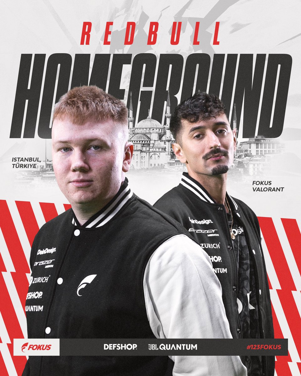 Istanbul inbound! Red Bull Homeground starts on Saturday🔥 Watch all our games on twitch.tv/kubafps 

#123FOKUS