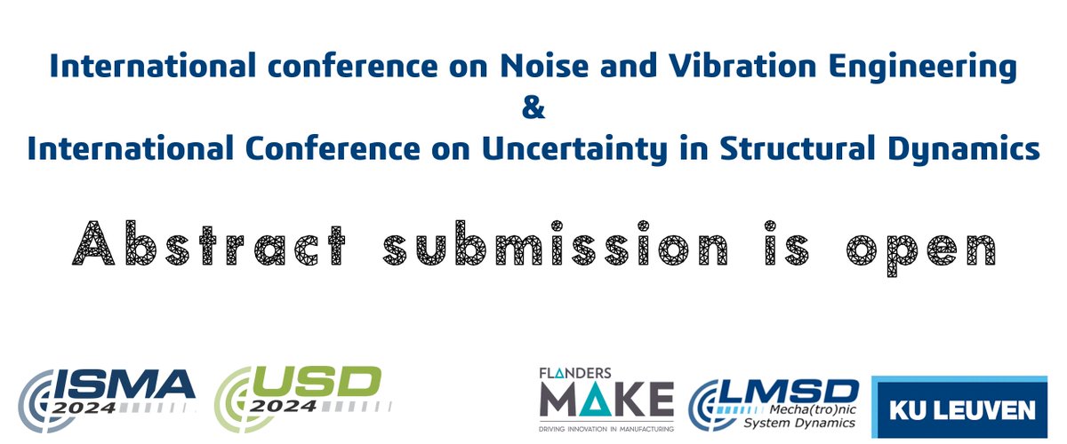 lmsd_kuleuven's tweet image. We are thrilled to announce the upcoming edition of the ISMA-USD #conference! Our group has had the privilege of organizing a distinguished series of conferences over the last 60 years.
isma-isaac.be
#LMSD #kuleuven #FlandersMake