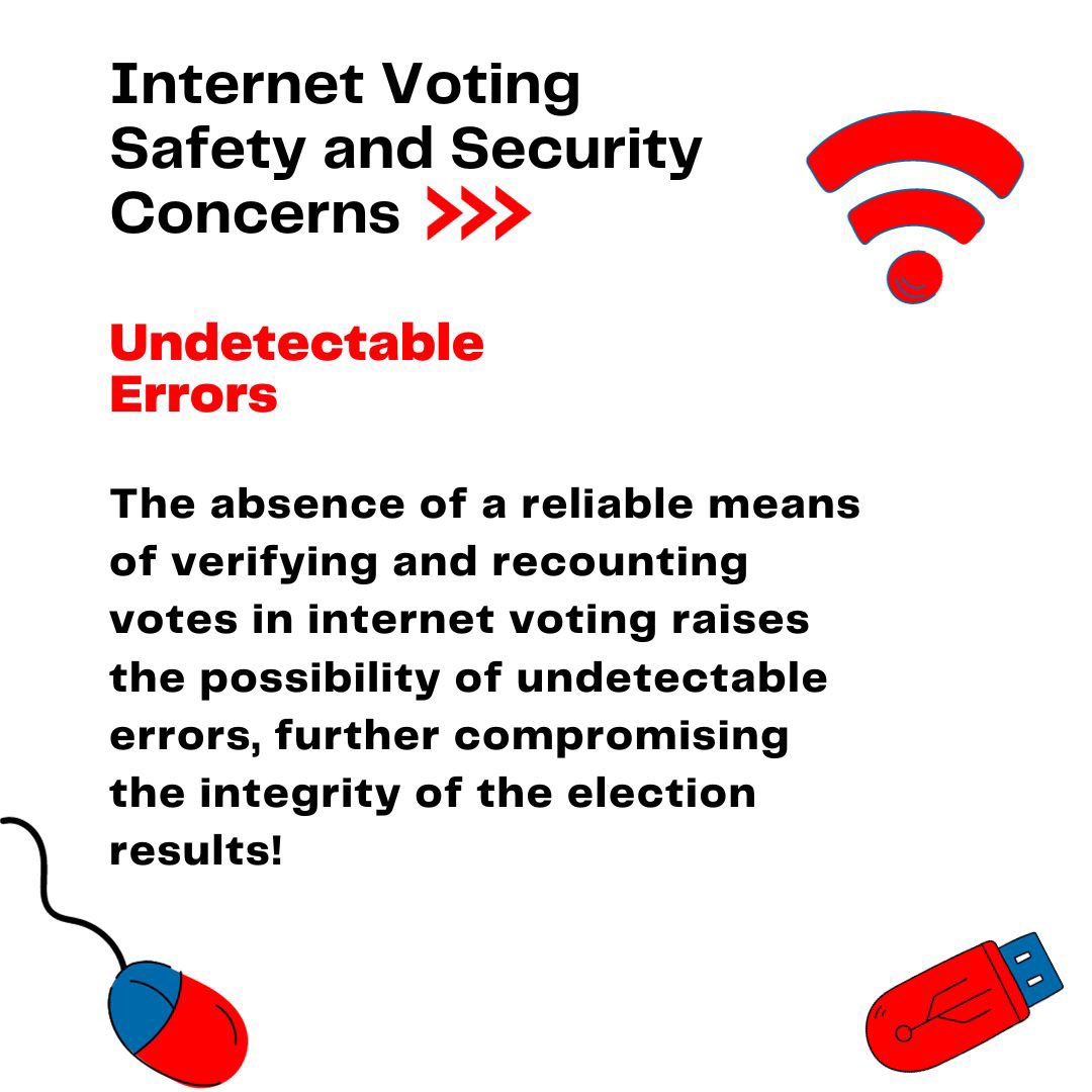 secureourvotes's tweet photo. As convenient as it seems, Internet Voting systems aren’t as secure as its proponents want you to believe.

We can’t let our elected officials move forward in approving these systems for use across  the country, not when our votes are on the line! https://t.co/deZ1Hyz5RT