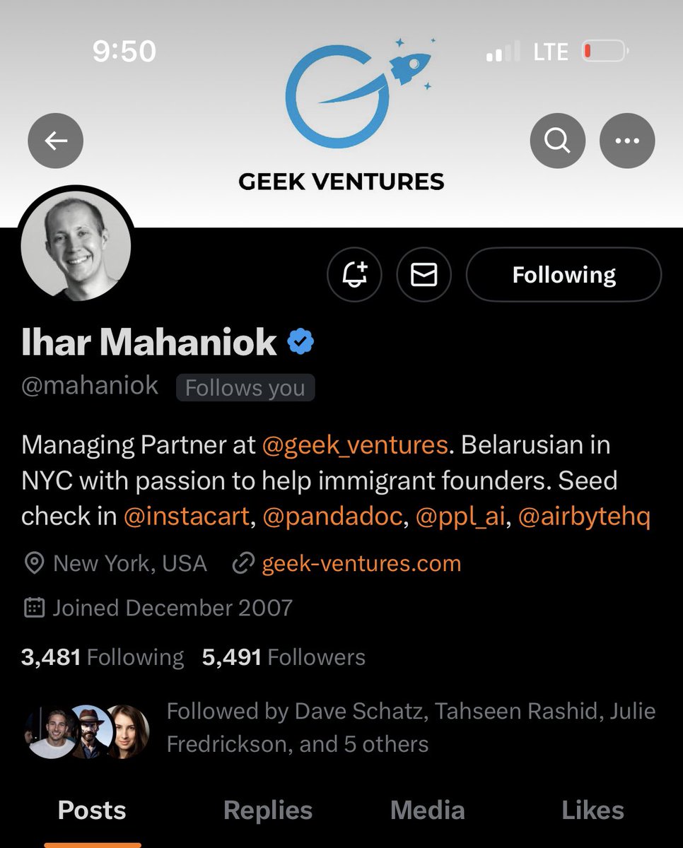 This VC is **passionate** about helping immigrant founders. 

The irony… you can say no w/o being an asshole