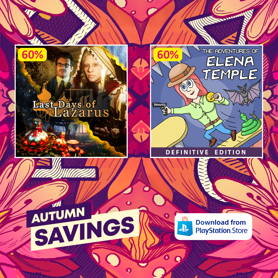 GrimTalin's tweet photo. Hot sales! Get your hot games here! Hot Autumn/Fall Savings! So hot they can burn your house! Get them now to cool off and chill out!!
#PS5 #indiegame #gaming #LastDaysOfLazarus #ElenaTemple https://t.co/iltA7jnYPM