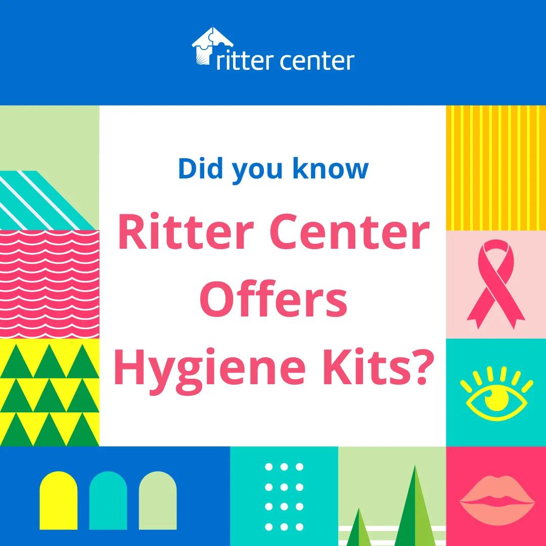 rittercenter's tweet photo. Ritter Center offers hygiene kits for all clients, helping them feel more comfortable and confident! Our women's hygiene kit commonly includes items such as toothbrushes, toothpaste, liquid body wash, hairbrush/comb, pads/tampons, wet wipes, sunscreen, face cream, and deodorant! https://t.co/B1Q8HFSeS2