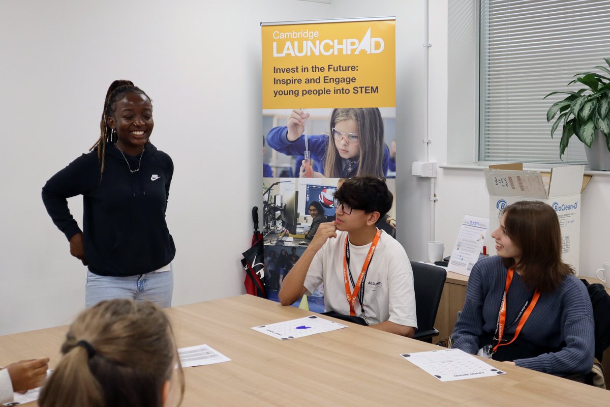 Camb_LaunchPad's tweet photo. And so @sanofi's first project day with Cambridge LaunchPad comes to an end - and it was a huge success! 

Thank you to all the Sanofi staff who made this day possible &amp; the enthusiastic students from @LR6FC &amp; @CamMathsSchool who made the most of this opportunity. #LaunchIntoSTEM https://t.co/T87OK8s6EN