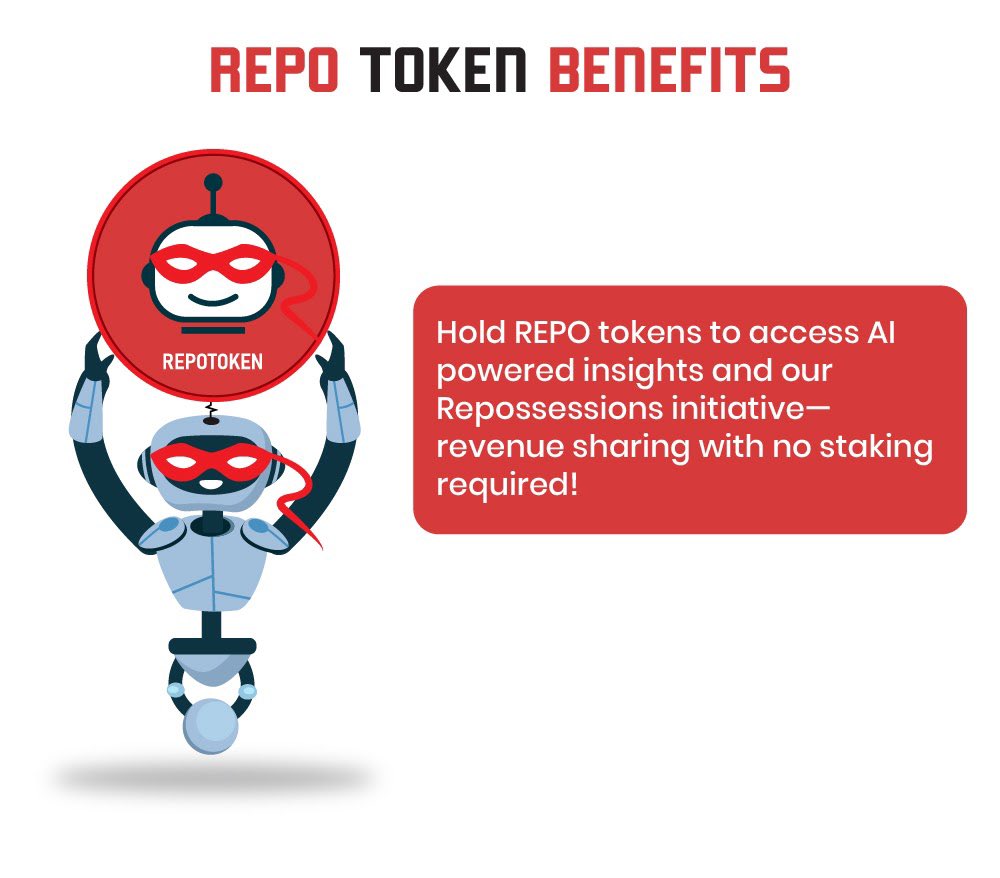 SatoshShiller's tweet photo. Why hold $REPO⁉️
#REPO #REPOBOT #RepoForThePeople https://t.co/HBWYQy2tYL