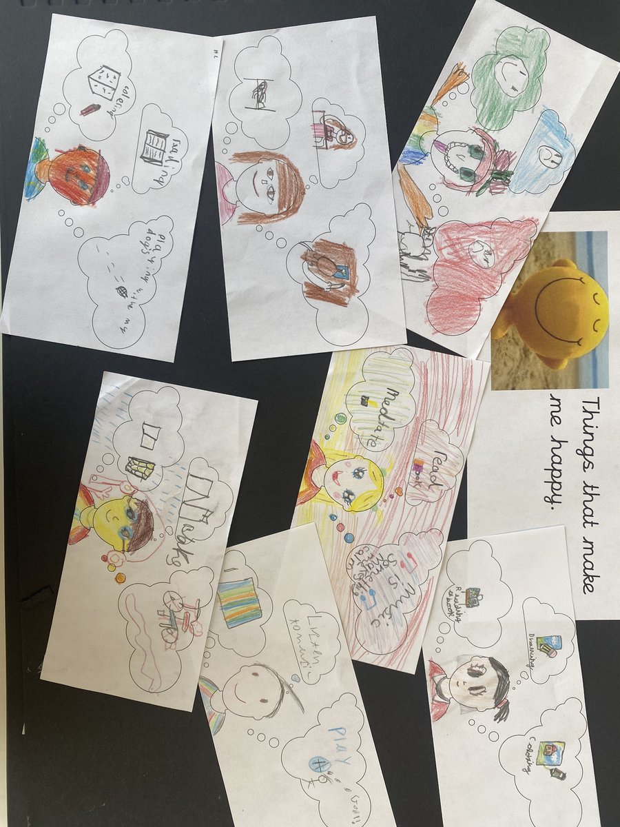 class8stmarys's tweet photo. Amazing work in PSHE lessons in Class 8 this week reflecting on how we can maintain a positive mental attitude for World Mental Health day. We thought of what made us happy and how we could build a happy classroom environment. Well done everyone. @stmarysderby @WFMH_Official https://t.co/FH1Vl3UX3O