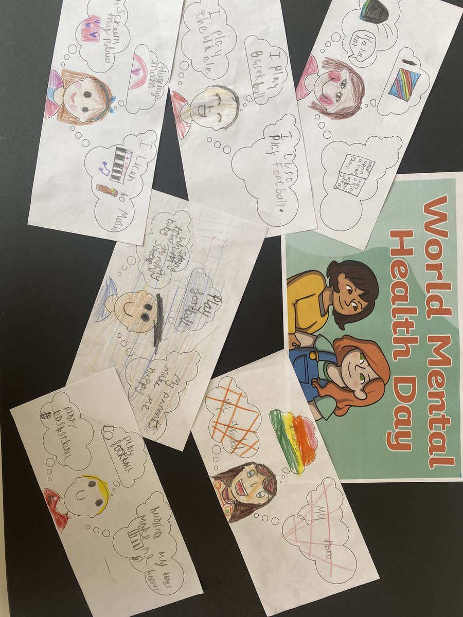 class8stmarys's tweet photo. Amazing work in PSHE lessons in Class 8 this week reflecting on how we can maintain a positive mental attitude for World Mental Health day. We thought of what made us happy and how we could build a happy classroom environment. Well done everyone. @stmarysderby @WFMH_Official https://t.co/FH1Vl3UX3O