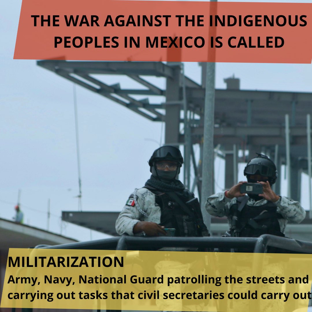 SextaGrietas's tweet photo. The complex that also includes the Dos Bocas refinery in Veracruz, is advancing despite the opposition of peoples who know this brings dispossession of land, forced displacement &amp; a new virtual border in the isthmus of Tehuantepec to stop the migration from Guatemala to the US. https://t.co/103OPhPJHl