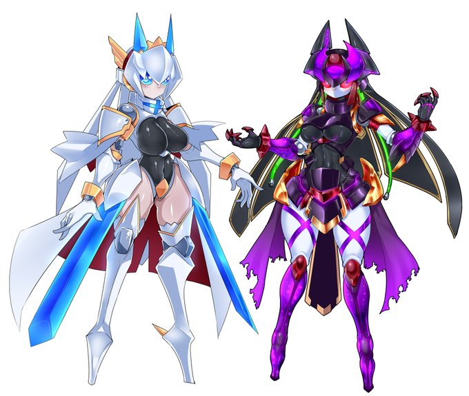 黒い魔王と白の姫騎士 