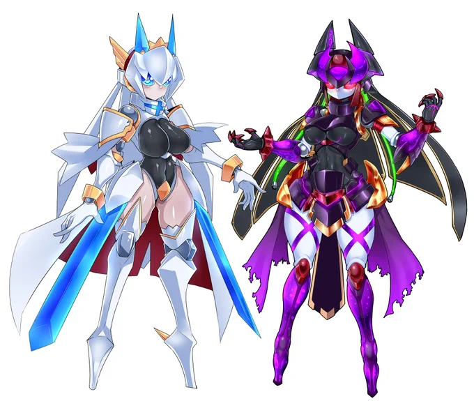 黒い魔王と白の姫騎士 