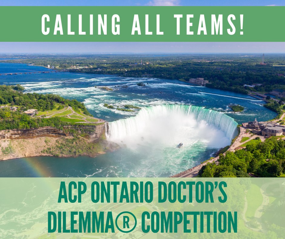 Join us for the Ontario Chapters Doctor’s Dilemma® competition, a fast-paced game of medical jeopardy at the ACP Ontario Chapter Meeting. The winning team will each receive $1,000 travel grants toward the 2024 ACP Meeting in Boston!
ccacp.wildapricot.org/event-5443610