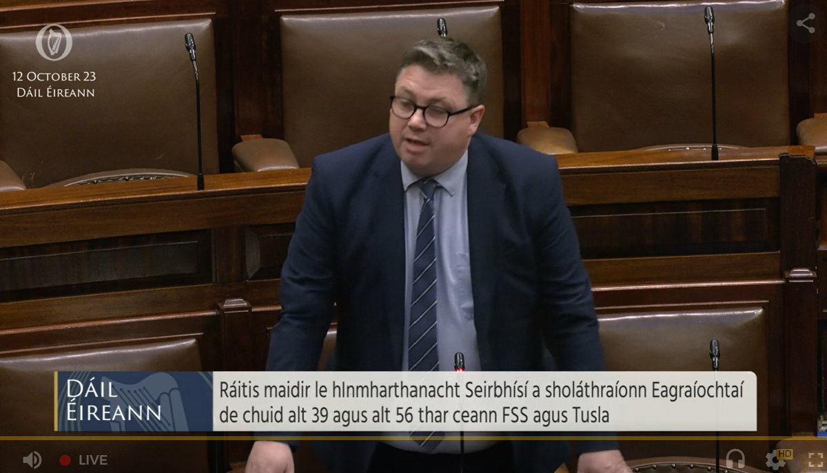 .<a href="/PaulMcauliffe/">Paul McAuliffe TD</a>  "I am saying this in the strongest possible terms on behalf of the Fianna Fáil backbenchers….we want this issue resolved, because it is the right thing to do” for workers, people who needs these services and Section 39 organisations #DisabilityBudget #Budget2024