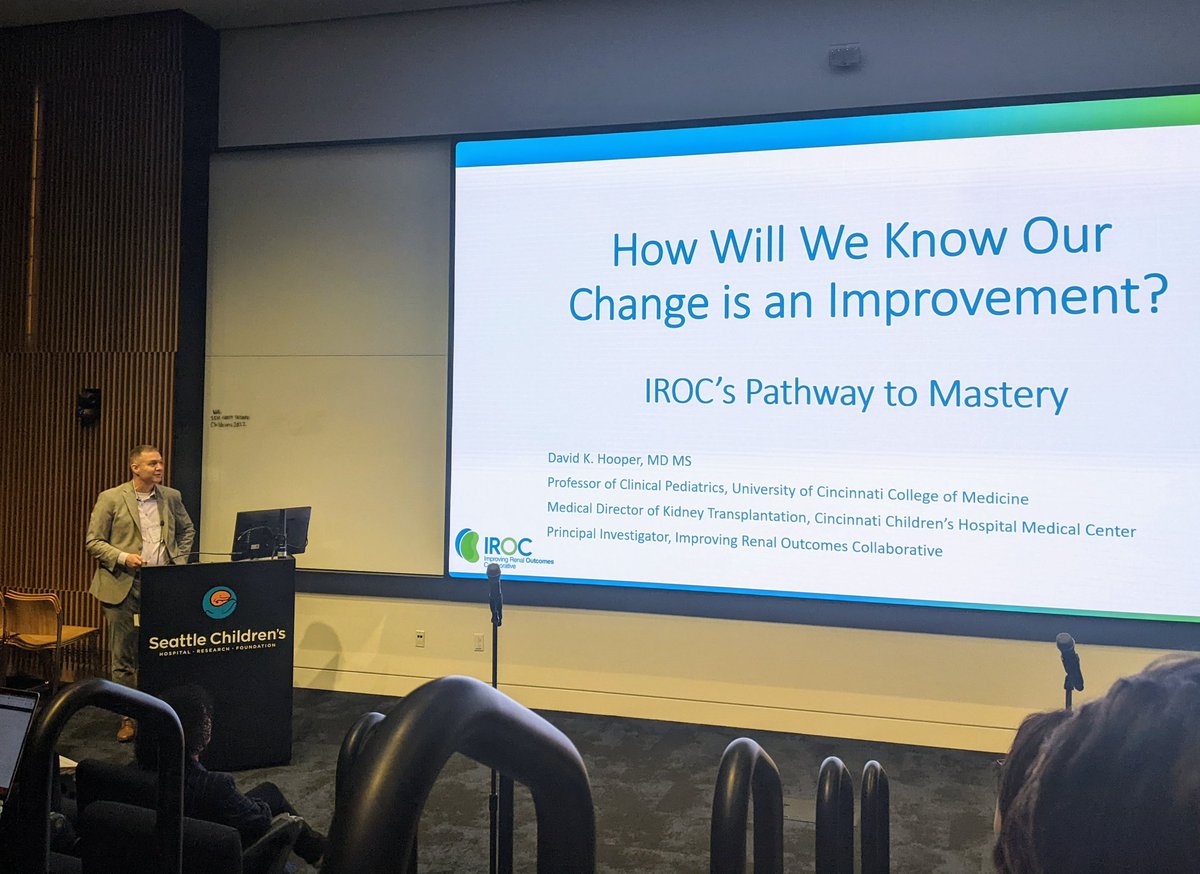 David Hopper of the Improving Renal Outcomes Collaborative (IROC) Learning Network delivers the Keynote address at the #prcoinlearningsession. He shares their journey of becoming a nonprofit and the pathway to mastery of QI they have developed