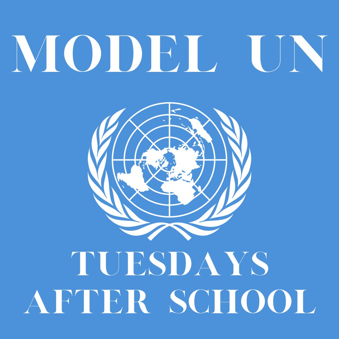 dolanraiders's tweet photo. Attention all future diplomats and global leaders! Did you know that our Model United Nations club meets every Tuesday after school?  Join us as we dive into the world of diplomacy, negotiation, and international relations. 

https://t.co/elq7y96j6Q https://t.co/tN6r6jCNjZ