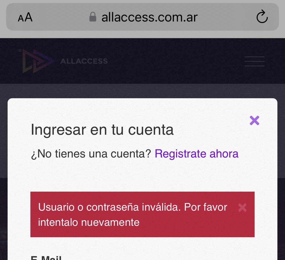 tpwkaru's tweet image. ⚠️ROBO DE ENTRADA EN ALLACCESS⚠️ 
A un grupo de fans nos esta pasando desde el martes la misma situación con nuestras cuentas, abro hilo con toda la info por si alguien más esta en la misma @dfallaccess