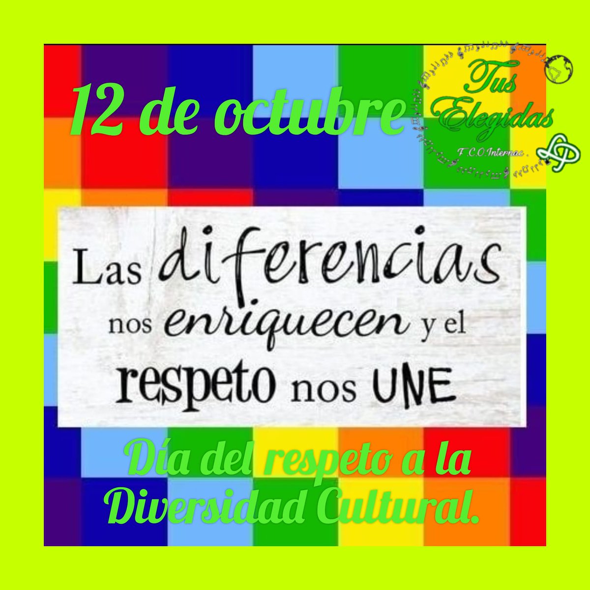 FCOI TusElegidas ✋💚 tweet media